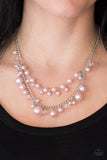 Blissfully Bridesmaid - Pink Paparazzi Necklace - Carolina Bling Boss
