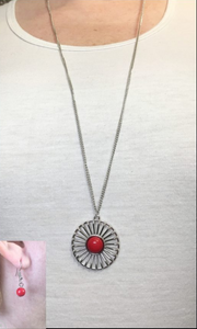 She WHEEL Be Loved - Red Paparazzi Necklace - Carolina Bling Boss