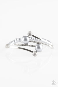 Can Only Go UPSCALE - Silver Paparazzi Bracelet - Carolina Bling Boss