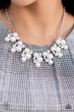 Renown Refinement - White Fashion Fix Exclusive Paparazzi Necklace