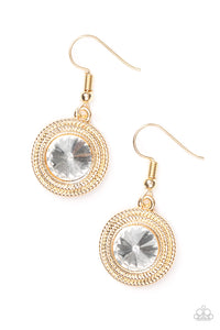 Beginners LUXE - Gold Paparazzi Earrings - Carolina Bling Boss