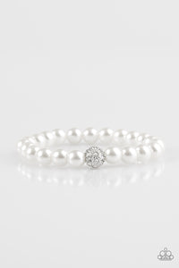 Im Here For The Bride - White Paparazzi Bracelet - Carolina Bling Boss