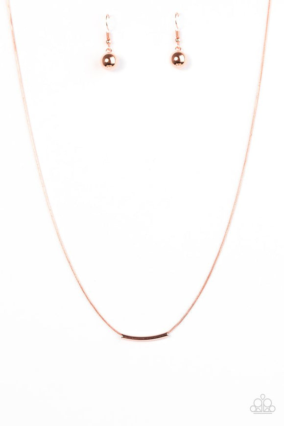 Ever So SERPENT - Copper Paparazzi Necklace - Carolina Bling Boss