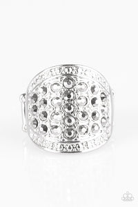 Born To RUNWAY - Silver Paparazzi Ring - Carolina Bling Boss
