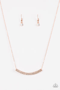 Metro Magnificence - Copper Paparazzi Necklace - Carolina Bling Boss