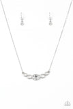 Cheers To Sparkle - White Paparazzi Necklace - Carolina Bling Boss
