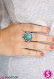 Dreamy Deserts - Blue Paparazzi Ring - Carolina Bling Boss