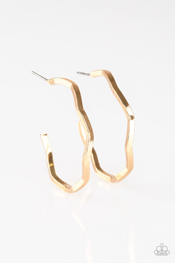 Another Day, Another Slay - Gold Earrings - Carolina Bling Boss