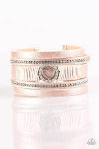 It Takes Heart - Pink Paparazzi Bracelet - Carolina Bling Boss