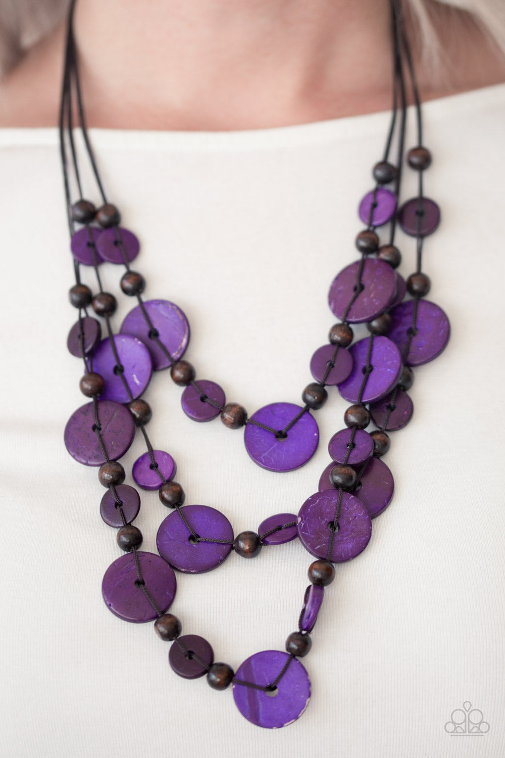 South Beach Summer Purple Paparazzi Necklace