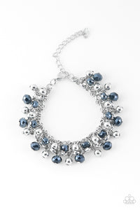 Just For The FUND Of It! - Blue Paparazzi Bracelet - Carolina Bling Boss