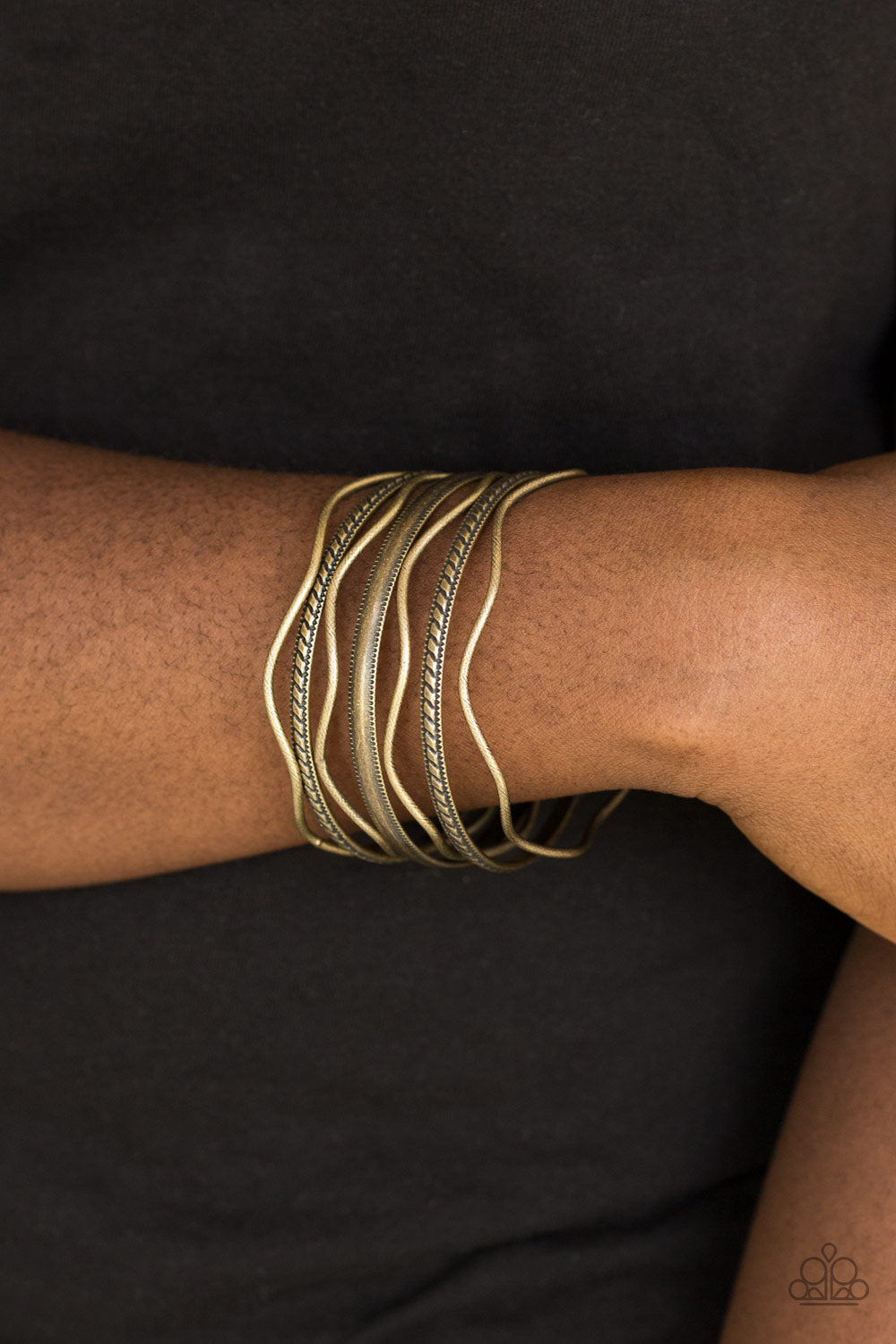 Zesty Zimbabwe Brass Paparazzi Bracelet