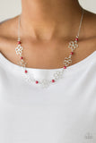 Always Abloom - Red Paparazzi Necklace - Carolina Bling Boss