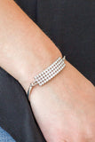 Top-Class Class - White Bracelet - Carolina Bling Boss