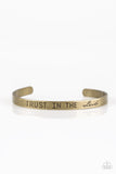 I Put My Trust In You - Brass Paparazzi Bracelet - Carolina Bling Boss