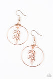 Branching Into Boho - Rose Gold Paparazzi Earrings - Carolina Bling Boss