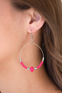 Retro Rural - Pink Paparazzi Earrings - Carolina Bling Boss