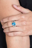 Supreme Bling - Blue Paparazzi Ring - Carolina Bling Boss