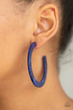 HAUTE Tamale - Blue Paparazzi Earrings - Carolina Bling Boss