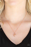 Fierce Flirt - Copper Paparazzi Necklace - Carolina Bling Boss