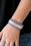 Rock Star Rocker - Purple Paparazzi Bracelet - Carolina Bling Boss