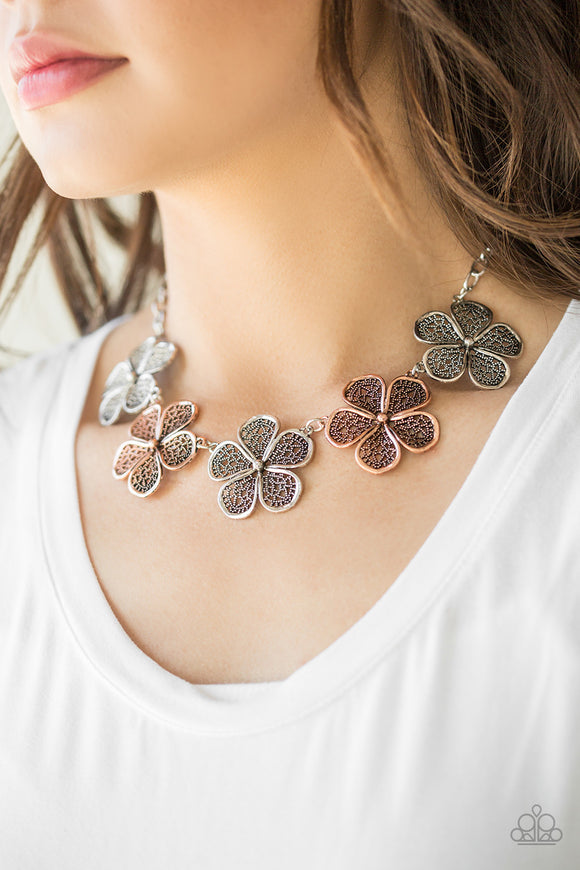 No Common Daisy - Multi Paparazzi Necklace - Carolina Bling Boss