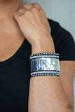 MERMAIDS Have More Fun - Blue Silver Paparazzi Bracelet - Carolina Bling Boss