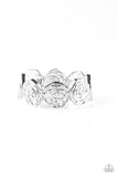 Beat Around The ROSEBUSH - Silver Paparazzi Bracelet - Carolina Bling Boss