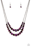 Strikingly Spellbinding - Purple Paparazzi Necklace - Carolina Bling Boss