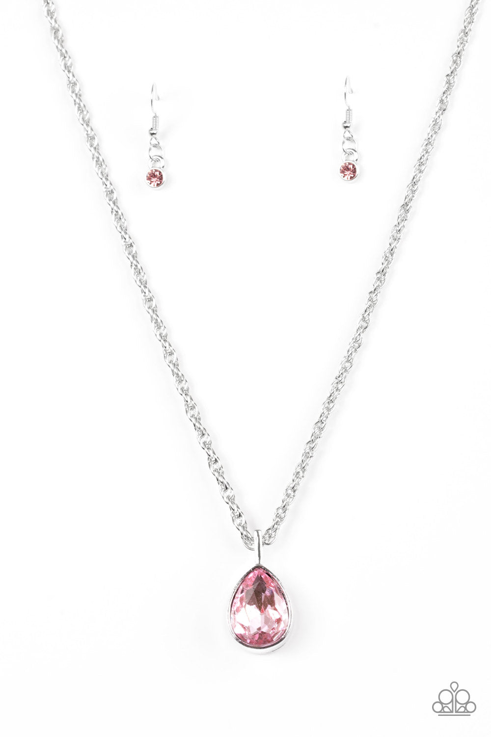 Million Dollar Drop Pink Paparazzi Necklace Carolina Bling Boss