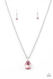 Million Dollar Drop - Pink Paparazzi Necklace - Carolina Bling Boss