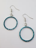 Champagne Chic – Blue Paparazzi Earrings - Carolina Bling Boss
