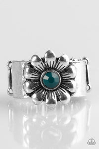 Dreamy Fields - Blue Paparazzi Ring - Carolina Bling Boss