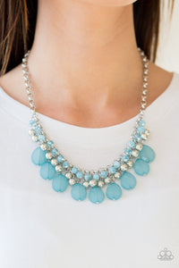 Trending Tropicana - Blue Paparazzi Necklace - Carolina Bling Boss