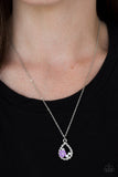 Serene Spring Showers - Purple Paparazzi Necklace - Carolina Bling Boss