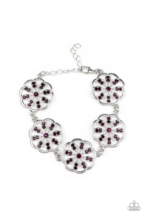 Blooming Bling - Purple Paparazzi Bracelet