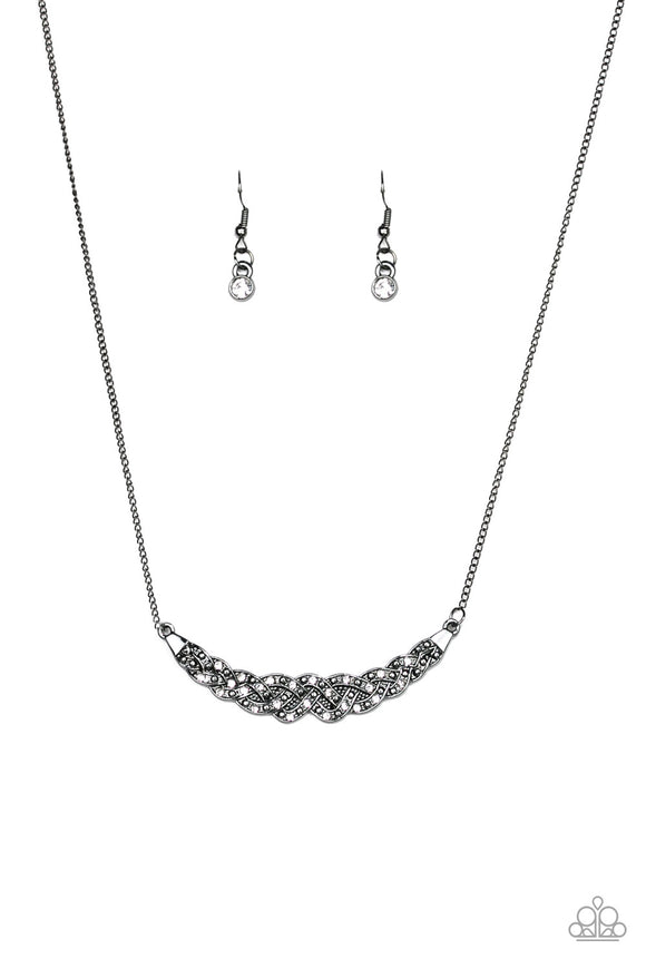Whatever Floats Your YACHT - Black Paparazzi Necklace - Carolina Bling Boss