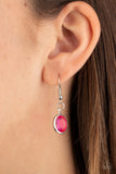 Glassy Glamorous - Pink Paparazzi Necklace