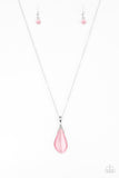 Friends In GLOW Places - Pink Paparazzi Necklace - Carolina Bling Boss