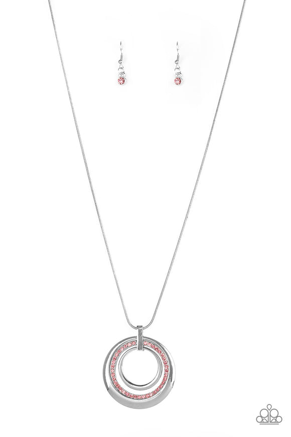 Gather Around Gorgeous - Pink Paparazzi Necklace - Carolina Bling Boss