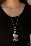 I Will Fly - Purple Paparazzi Necklace - Carolina Bling Boss