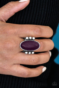 Skipping SANDSTONES - Purple Paparazzi Ring - Carolina Bling Boss