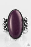 Skipping SANDSTONES - Purple Paparazzi Ring - Carolina Bling Boss