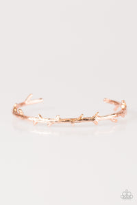 Easy As One, Two, TREE - Rose Gold Paparazzi Bracelet - Carolina Bling Boss