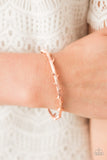 Easy As One, Two, TREE - Rose Gold Paparazzi Bracelet - Carolina Bling Boss