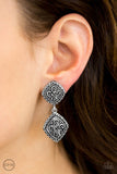 A Little Empress - Silver Clip On Paparazzi Earrings - Carolina Bling Boss
