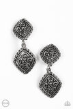 A Little Empress - Silver Clip On Paparazzi Earrings - Carolina Bling Boss