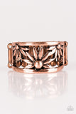 Let A Thousand WILDFLOWERS Bloom - Copper Paparazzi Ring - Carolina Bling Boss