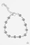 Rosebud Radiance - Silver Paparazzi Bracelet - Carolina Bling Boss