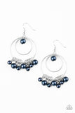 New York Attraction - Blue Paparazzi Earrings